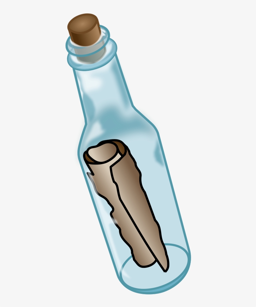 Message In A Bottle Clipart Png For Web, transparent png #1611581