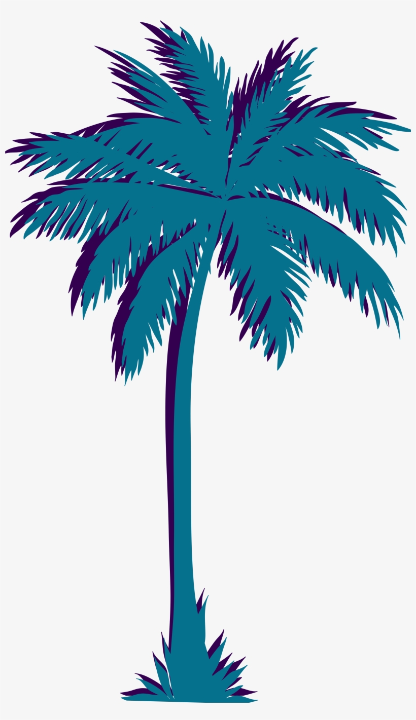 Click To Add Or Remove Any Object To Your Canvas - Single Palm Tree Silhouette, transparent png #1611803