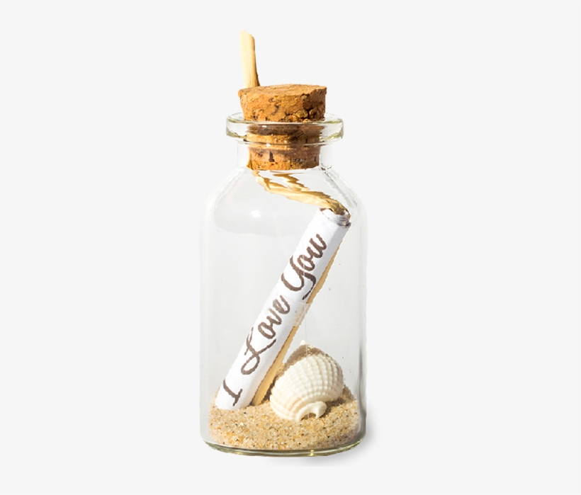 I Love You - Love Message In A Bottle Png, transparent png #1611829