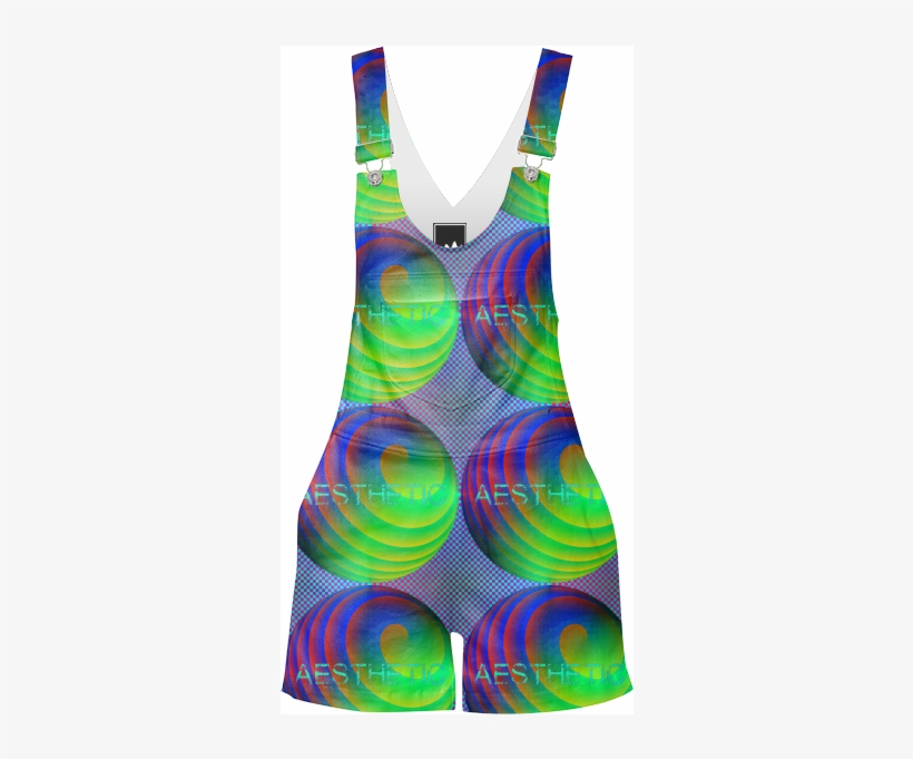 Vaporwave-aesthetic Sphere Shorteralls $165 - Active Tank, transparent png #1612253