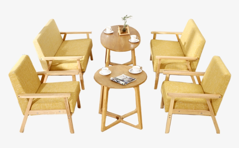 Dessert Tea Shop Western Cafe Table And Chair Combination - Chair, transparent png #1612575