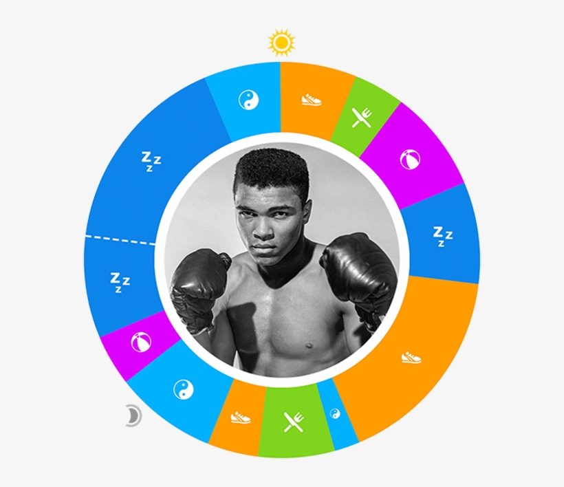 Day In The Life - Black And White Picture Of Muhammad Ali, transparent png #1612600