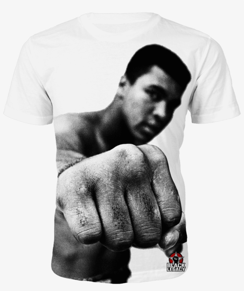 Muhammad Ali Punch T-shirt - Muhammad Ali Fist, transparent png #1612813