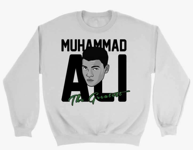 Muhammad Ali Face Sweatshirt - American Pit Bull Ugly Christmas Sweater. Unisex Sweatshirt., transparent png #1612865