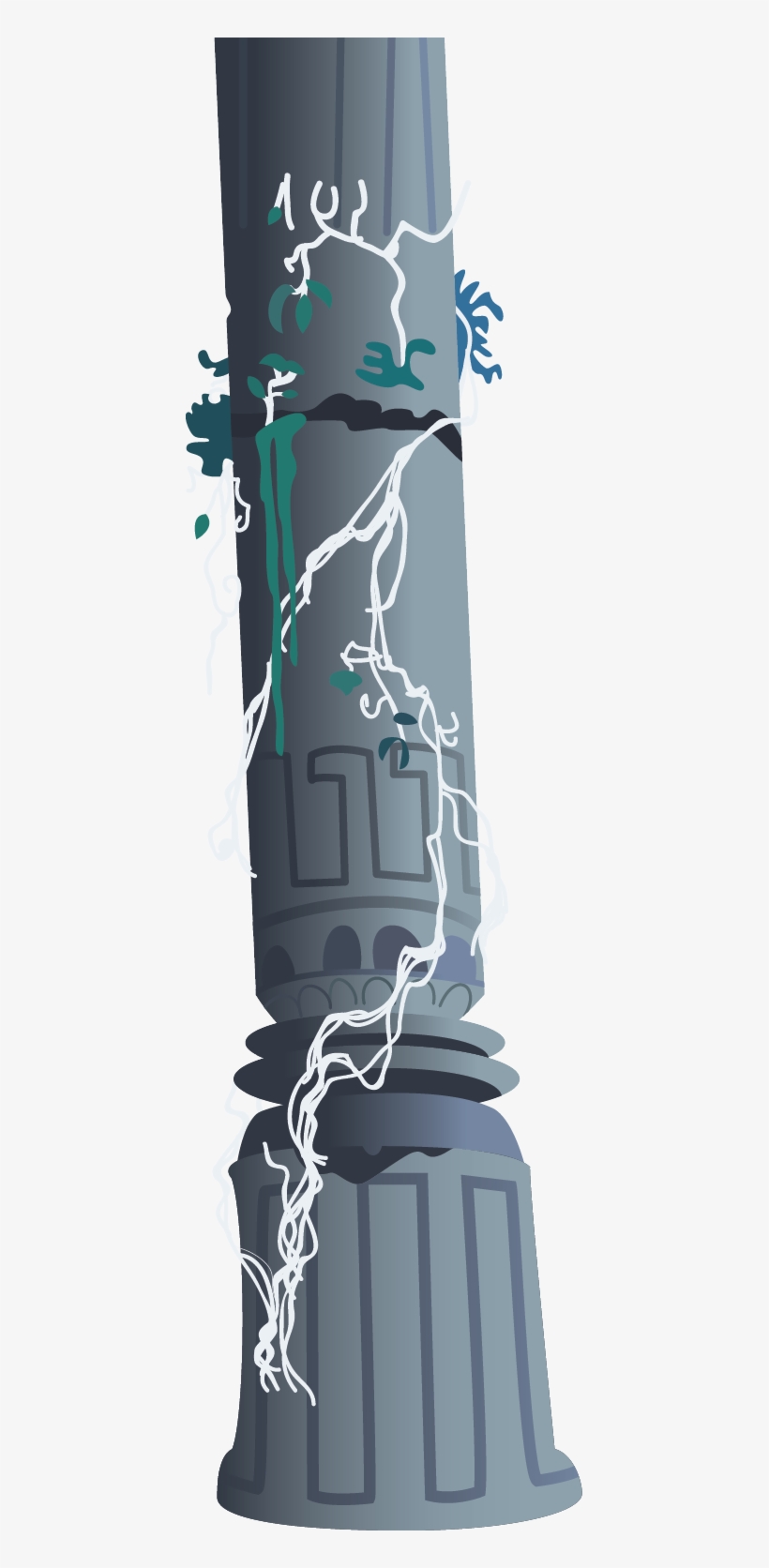 Mlp Ruined Pillar By Evilbob0 On Deviantart - Column, transparent png #1613178