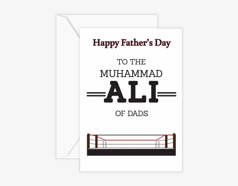 Muhammad Ali W - Father's Day, transparent png #1613204