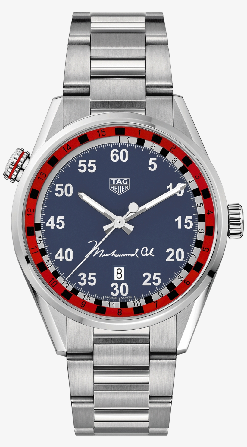 Tag Heuer Carrera 43mm Muhammad Ali Steel Gents Watch - Tag Heuer Carrera, transparent png #1613536