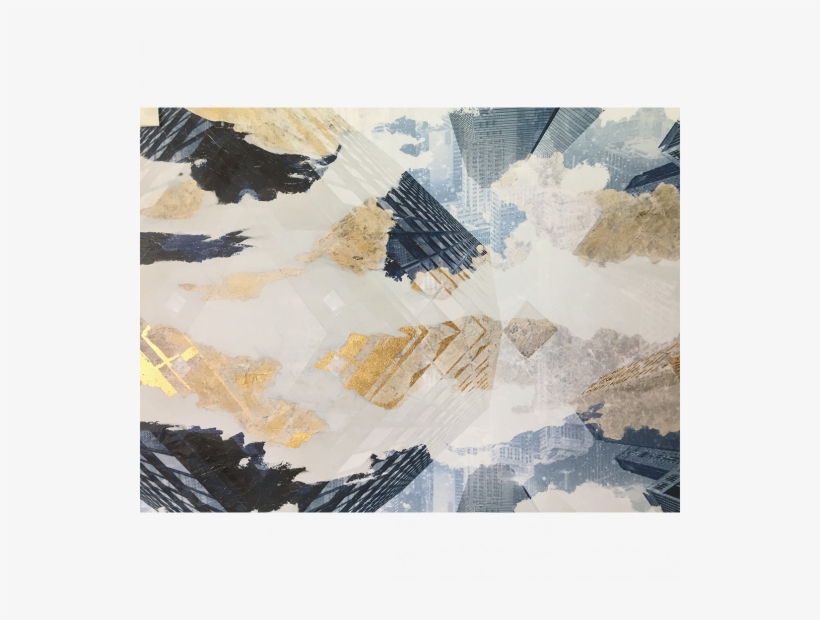 Peaks Wall Décor - Aurelle Home Contemporary Abstract Canvas Wall Decor, transparent png #1613561