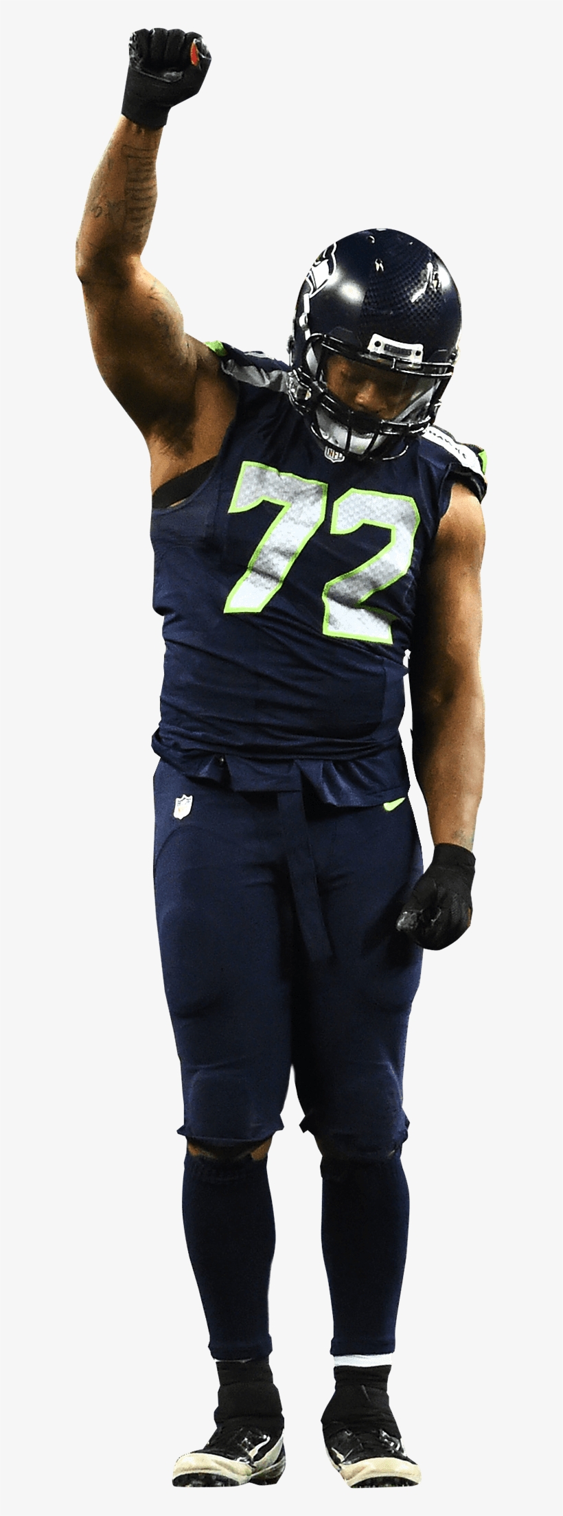Seahawks' Michael Bennett Is An Activist Disguised - Michael Bennett Seahawks Png, transparent png #1613773