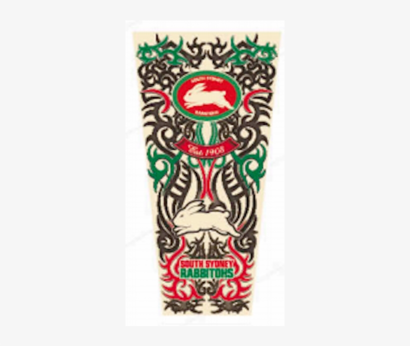 South Sydney Rabbitohs Nrl Adult Tattoo Sleeve - New Zealand Warriors Tattoo, transparent png #1613832