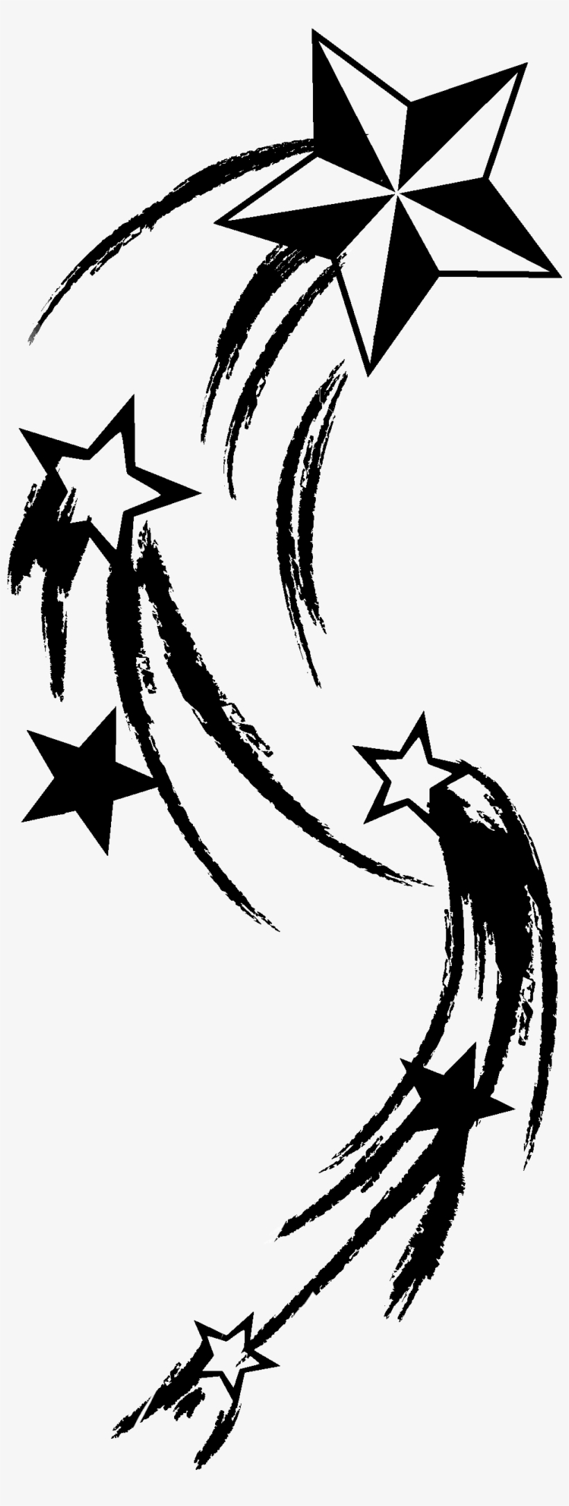 1 2 Sleeve Tattoo Etoile Filante - Png Hd Tattoo Stars, transparent png #1613860