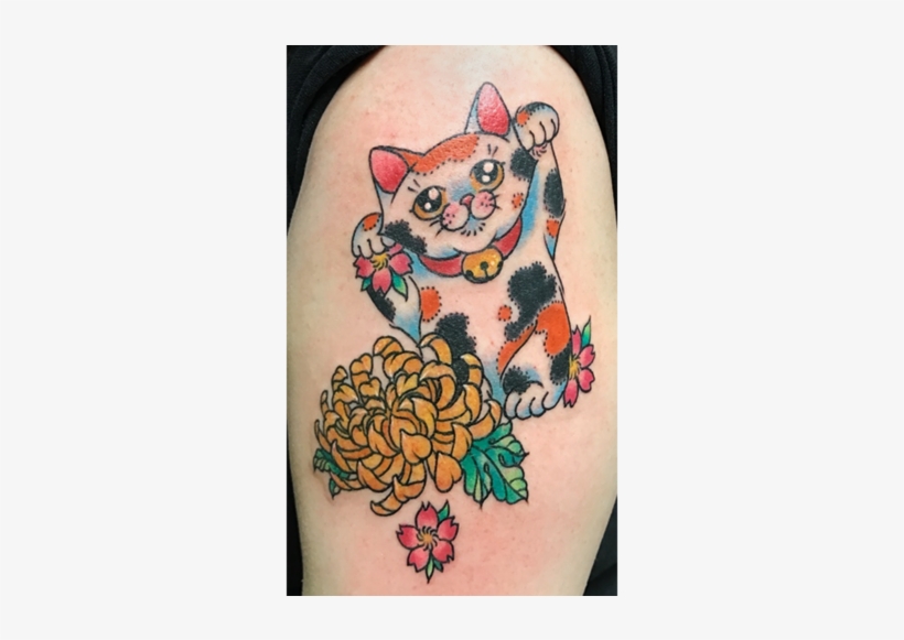 Rebeka Maine Tattoo Artist Lucky Cat Chrysanthemum - Free Transparent PNG Download - PNGkey Rebeka Maine Tattoo Artist Lucky Cat Chrysanthemum - Free Transparent PNG Download - PNGkey