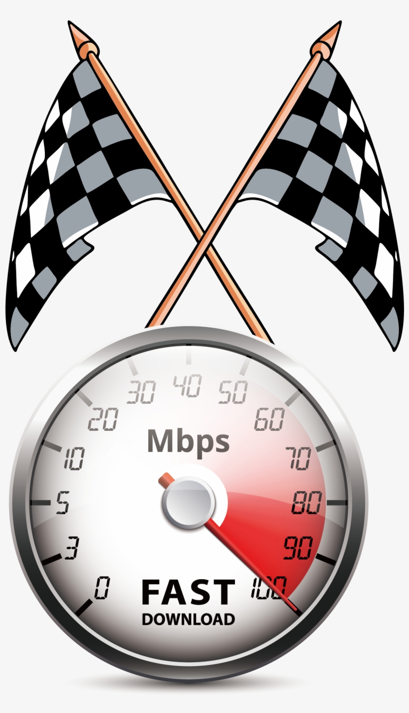 Speedometer - Car Race Flags Png, transparent png #1613954