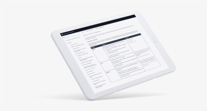 Learn More About Target Market Segmentation In Adobe - Tablet Computer, transparent png #1613959