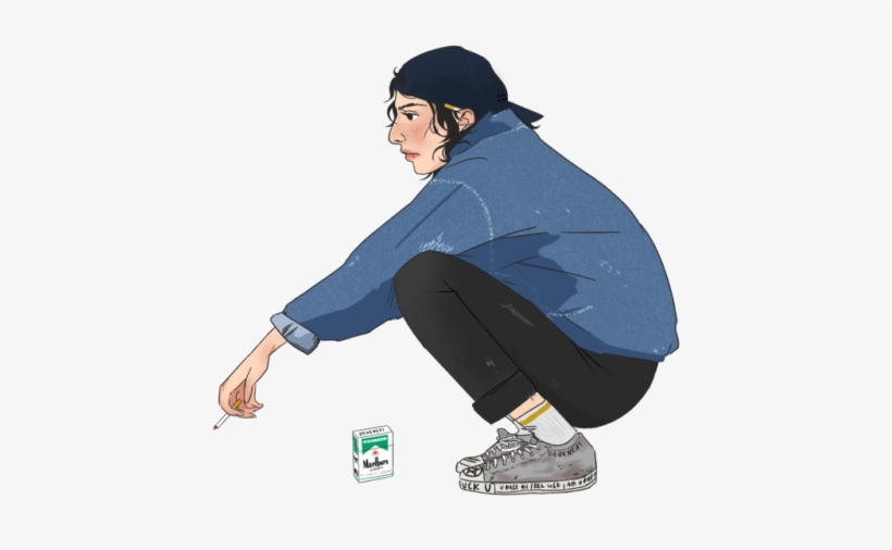 Richie Probably Likes Menthols Edit - Richie Tozier And Mike Wheeler Fanart, transparent png #1614048