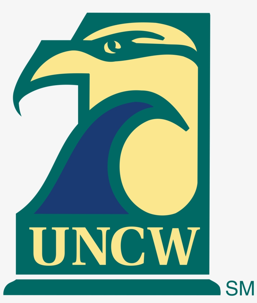 Uncw Seahawks Logo Png Transparent - University Of North Carolina At Wilmington Colors Gold, transparent png #1614051