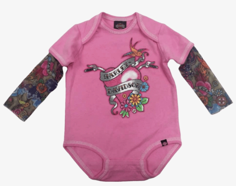 Baby Girl Harley Davidson Clothes, transparent png #1614066