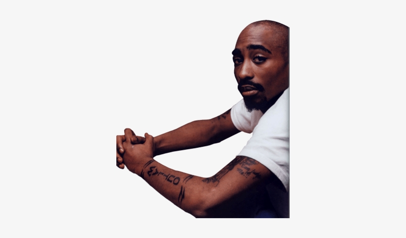 Download - Tupac With White Background, transparent png #1614268