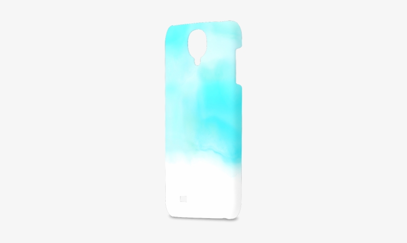 Blue Turquoise Bright Watercolor Abstract Hard Case - Iphone, transparent png #1614560