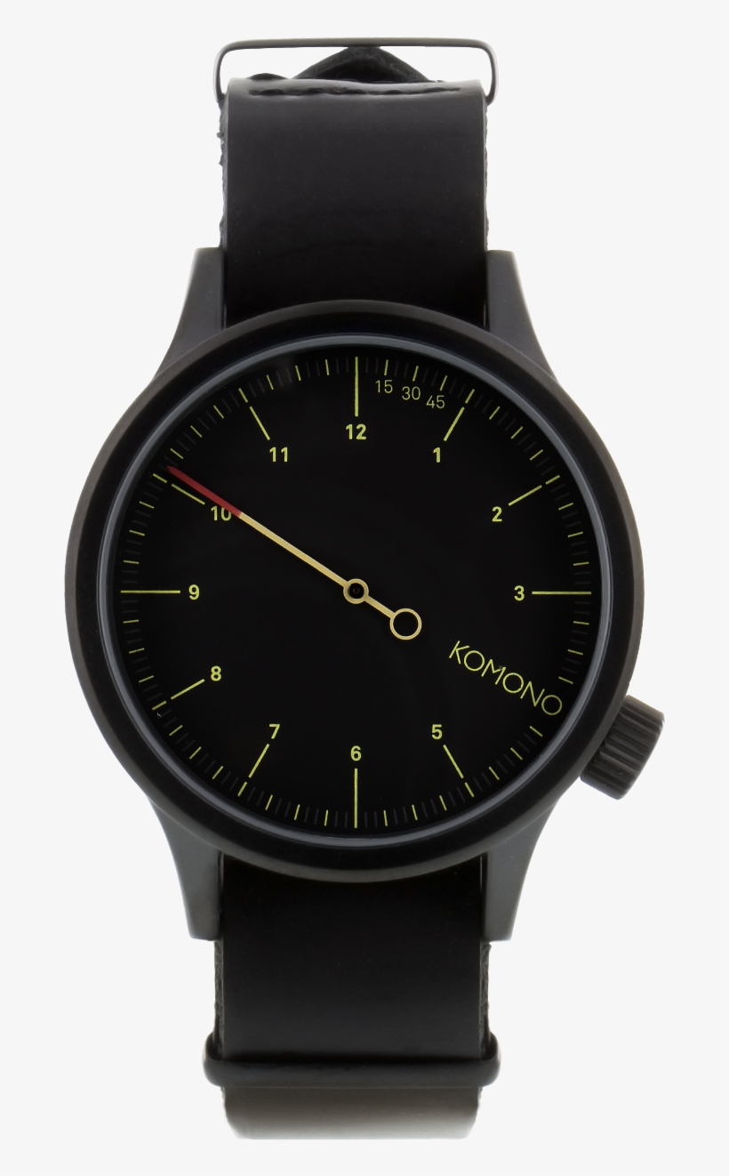 10289689 - Komono-watches - Magnus The One - Black, transparent png #1614616