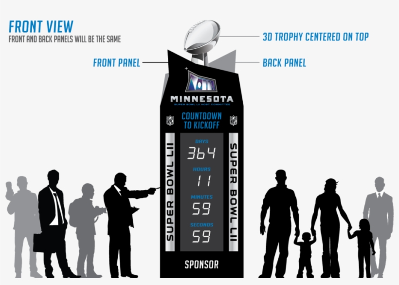 Super Bowl Countdown Clock 1a, transparent png #1614831