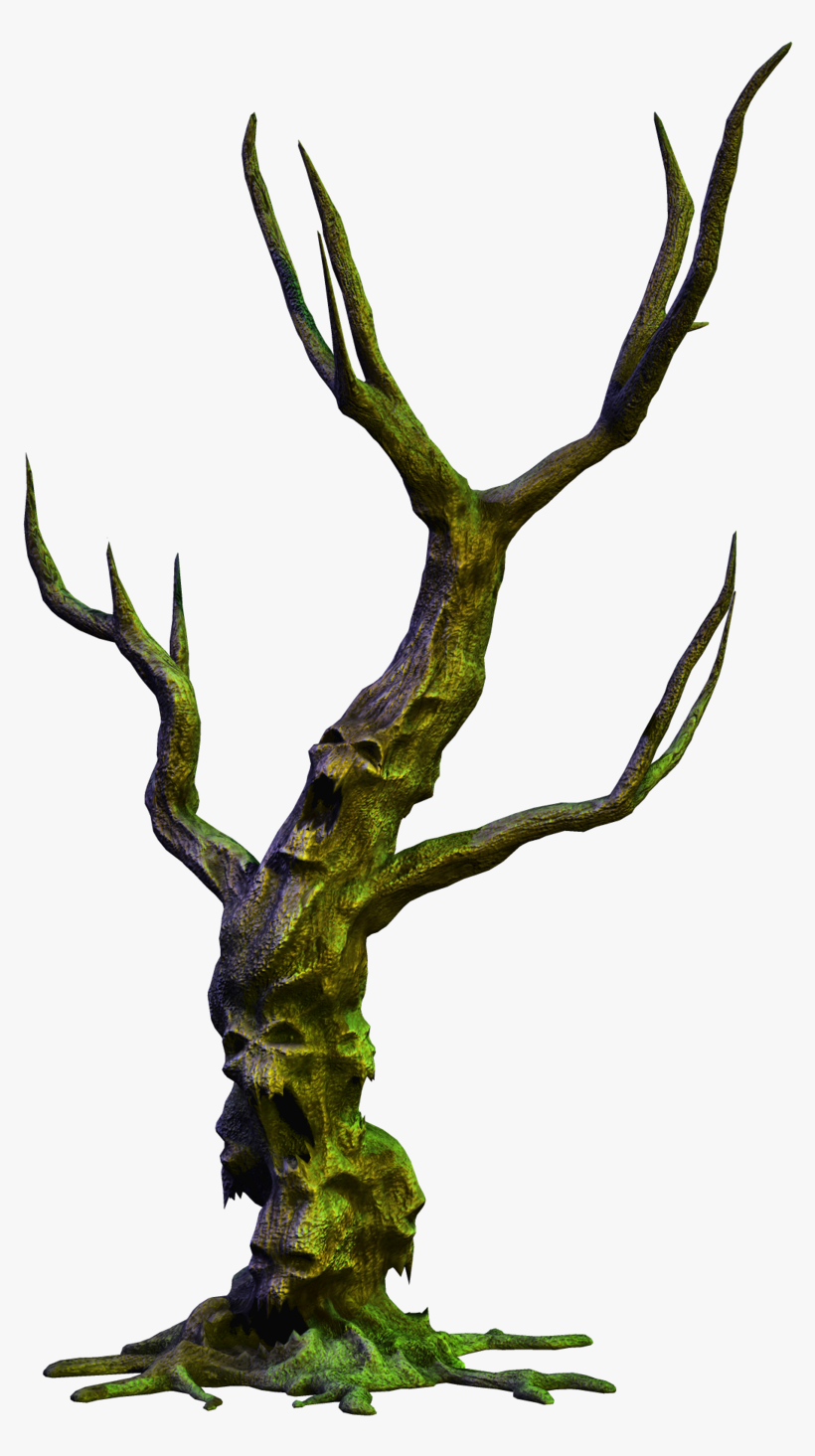 Spooky Tree Png Jpg Download - Old Scary Tree Png, transparent png #1614921