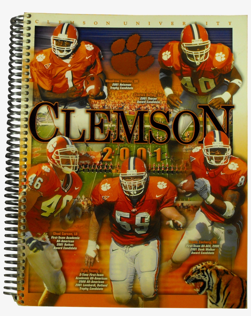 2001 - Media - Guide V=1496852140 - Clemson Tigers Football, transparent png #1614981