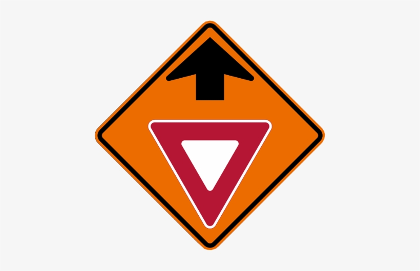 Yield Ahead Symbol - Oamaru, transparent png #1615144