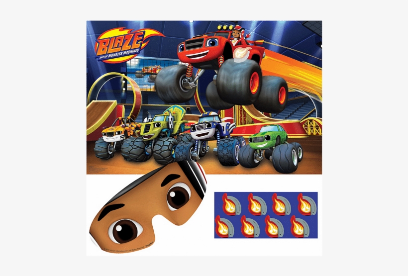 Blaze And The Monster Machines Party Game, transparent png #1615171