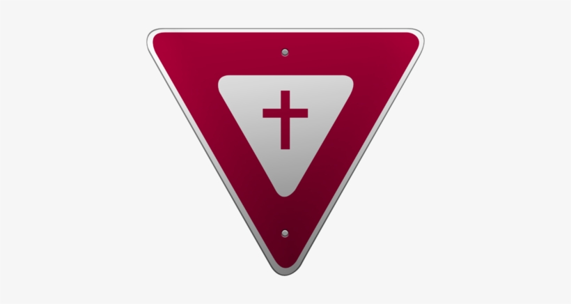 Yield - Yield One Way Sign, transparent png #1615173