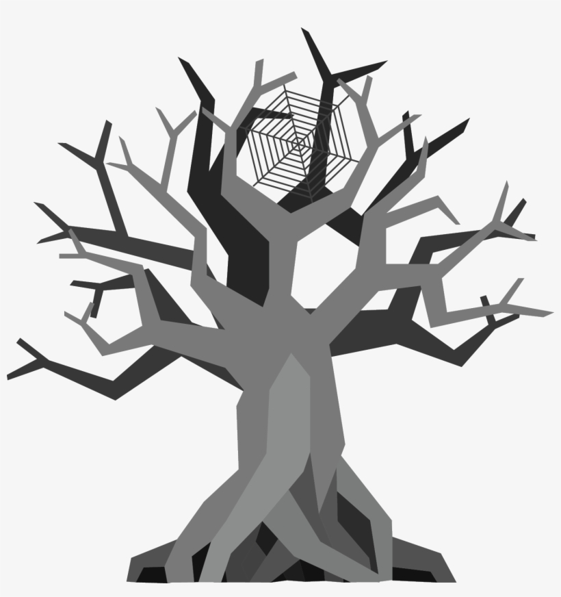 Creepy Tree - - Illustration, transparent png #1615355