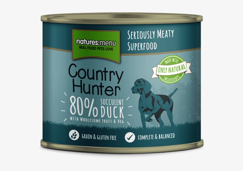 Duck With Plum 600g - Country Hunter Mackerel & Chicken Can, transparent png #1615427