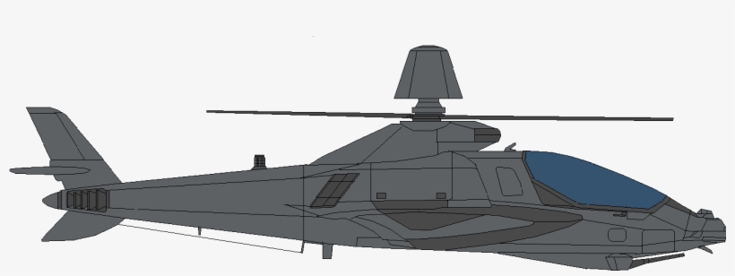 A Heavy Stealth Attack Helicopter Developed By Priscilla - Helicopter Attack Png, transparent png #1615604