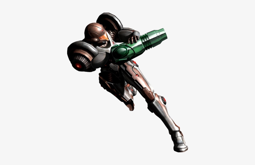 Hunted By A Mysterious Entity And A Warring Race Called - Metroid Prime 2 Echoes Dark Suit, transparent png #1615607