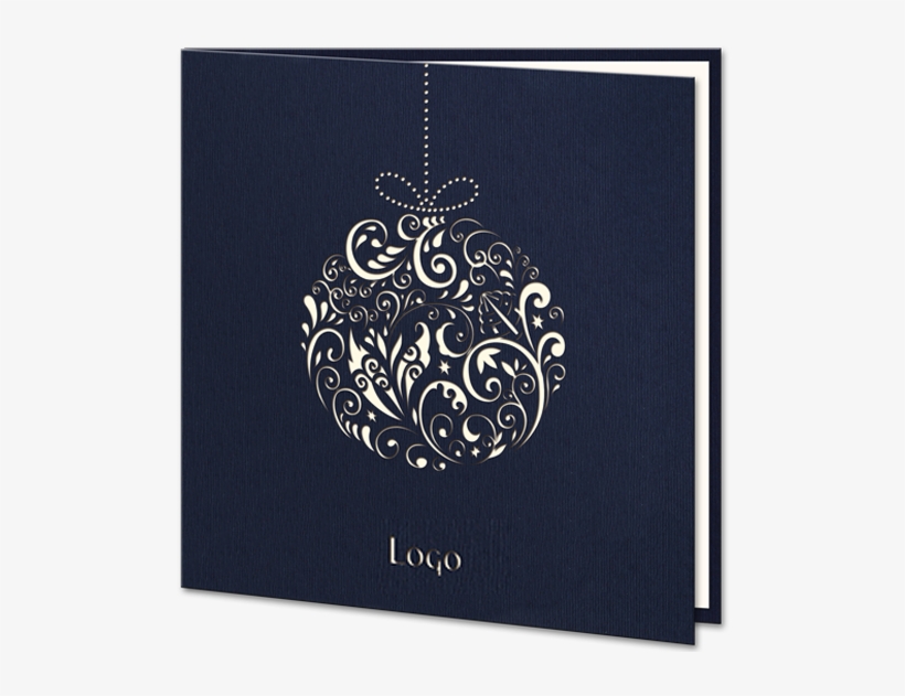 Navy Blue Laser Bauble - Laser, transparent png #1615650