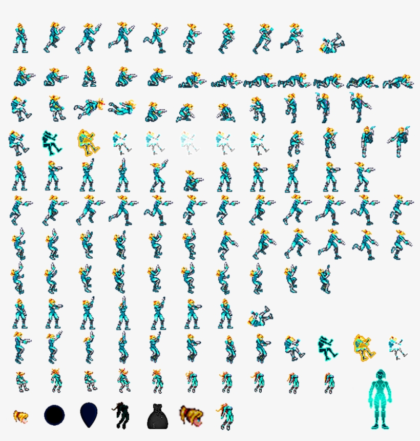 Here Are 3 Versions Of Samus- Normal Suit, Varia Suit, transparent png #1615694