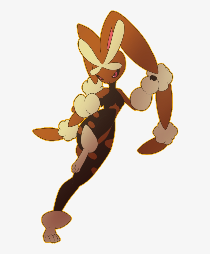 Mega Lopunny By Glitchedbat On Deviantart - Mega Lopunny Fan Art, transparent png #1615787