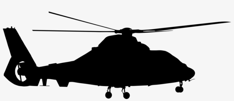 Helicopter Sikorsky Uh 60 Black Hawk Boeing Ch 47 Chinook - Helicopter Silhouette, transparent png #1615976