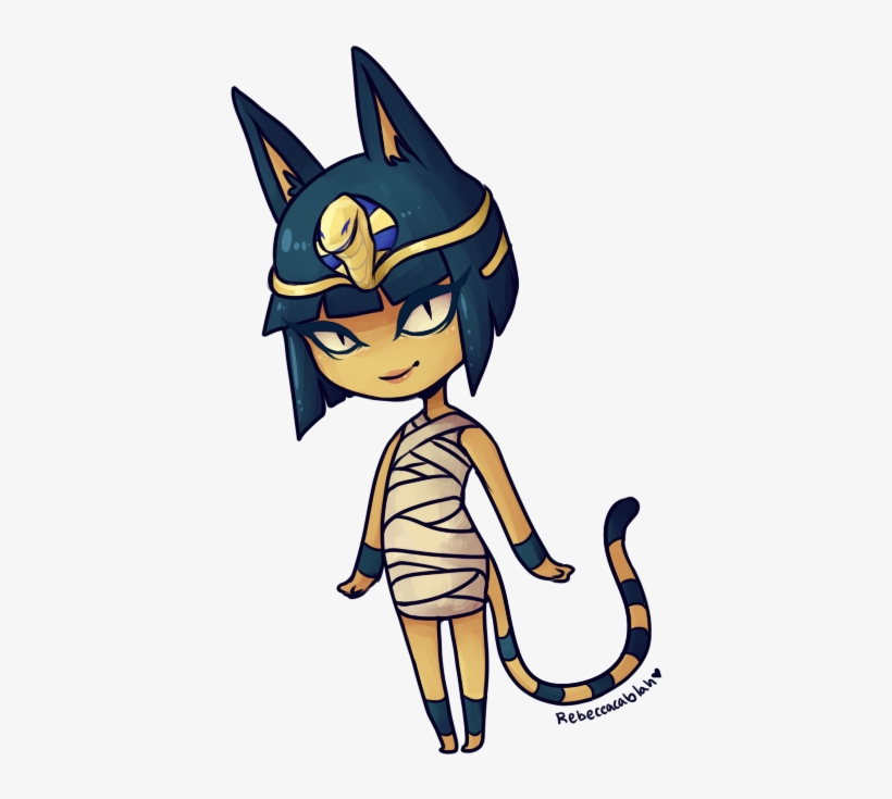 Ankha By Rebeccacablah - Ankha Animal Crossing Fanart Human, transparent png #1616020