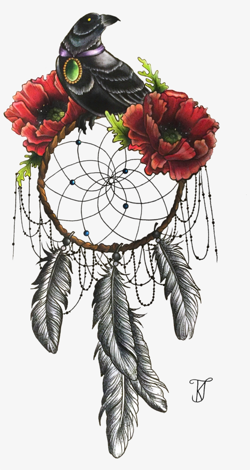 Dreamcatcher Transparent Floral Clip Royalty Free Download - Dreamcatcher With Flowers Transparent, transparent png #1616184