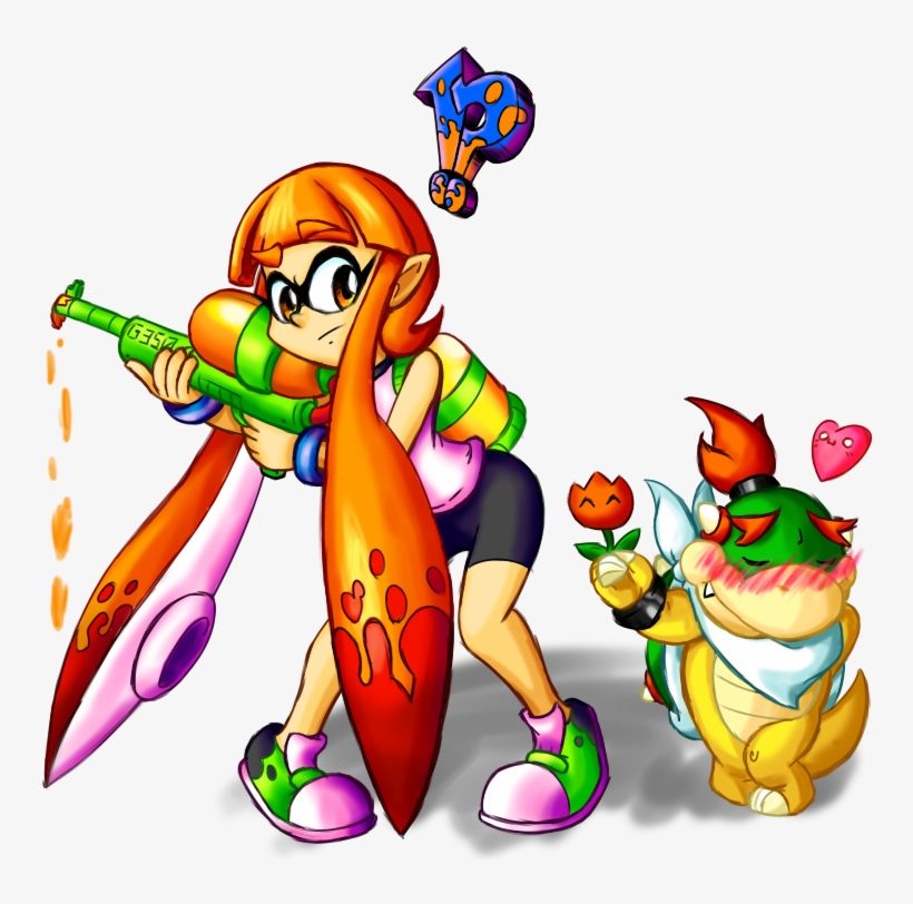 Super Mario Bros - Bowser Jr X Peach, transparent png #1616205