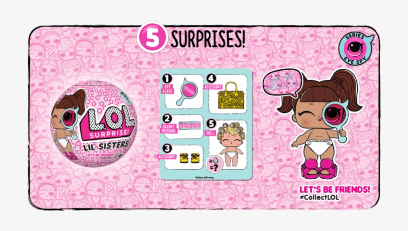 L - O - L - Surprise Lil Sisters Ball Eye Spy Series - Lol Surprise Eye Spy, transparent png #1616258