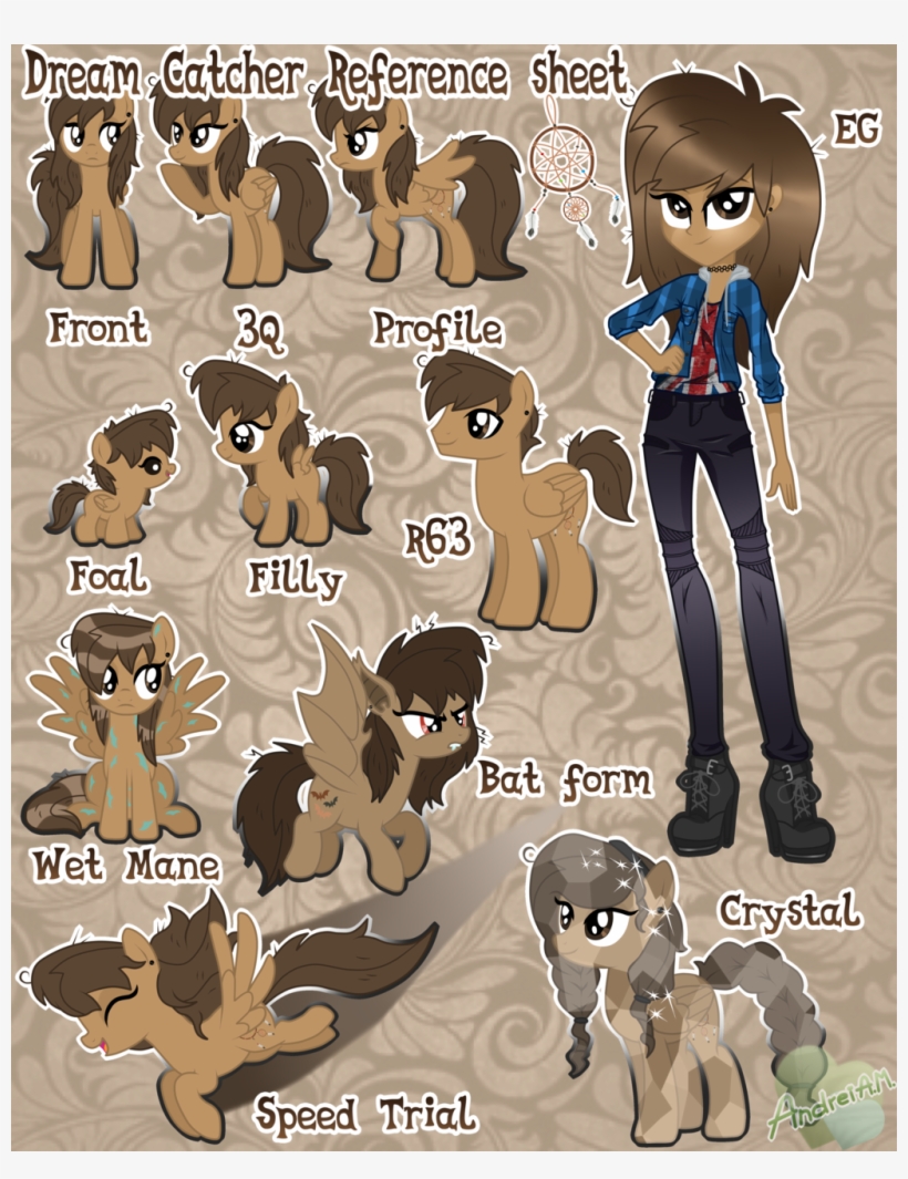 Mlp Dream Catcher Reference Sheet Commission By - Cartoon, transparent png #1616312