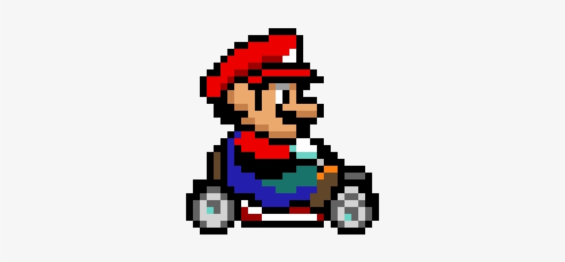 Evil Mario - Mario Kart Mario Pixel, transparent png #1616481