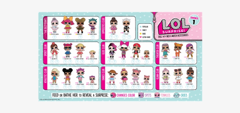 Prev - Lol Dolls Series 1 Collectors Guide, transparent png #1616711