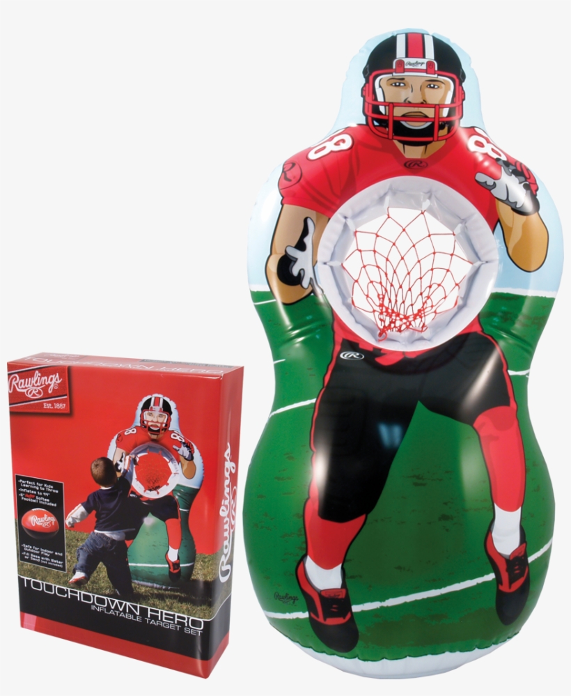Rawlings Touchdown Hero Inflatable Target Set - Inflatable Football Target Set, transparent png #1617152