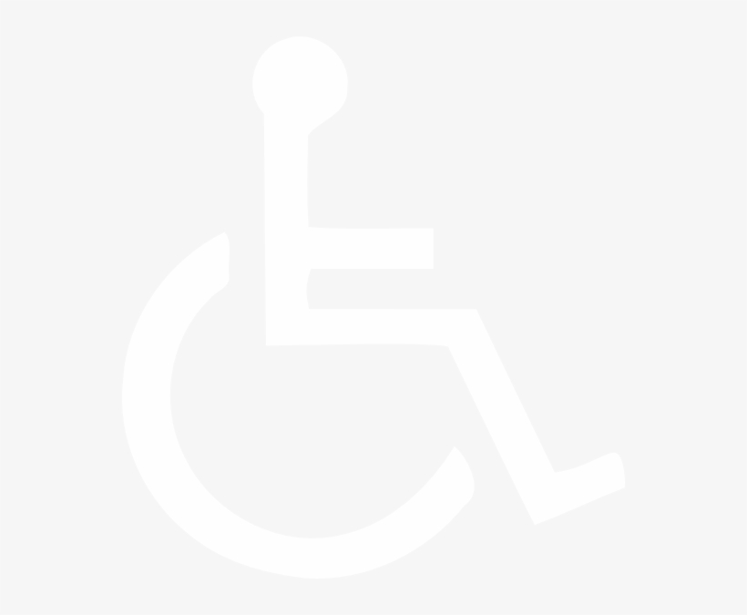 Handicap Sign Black And White, transparent png #1617189