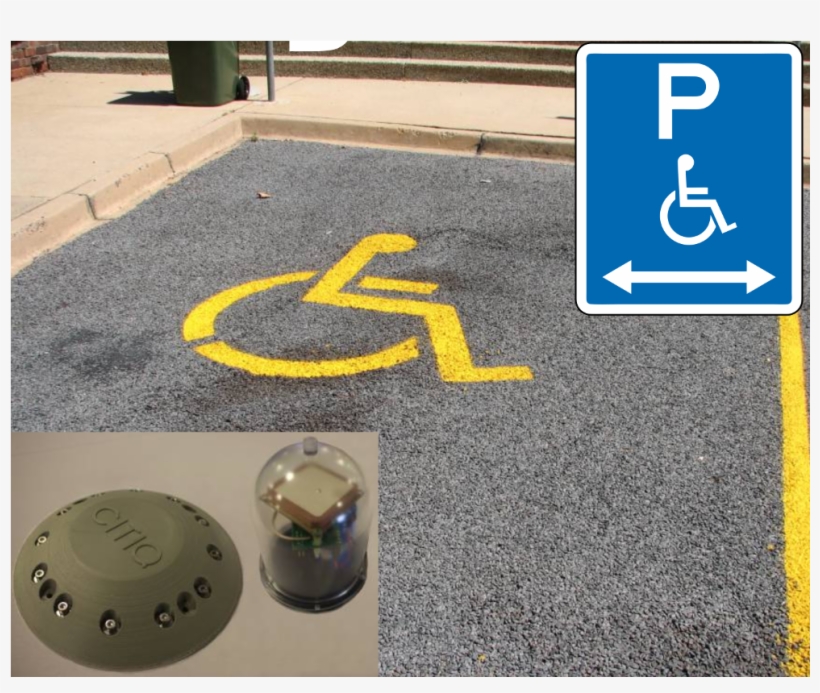 The Main Goal Of Citiq Was To Monitor Occupancy Of - Disabled Parking Space, transparent png #1617536