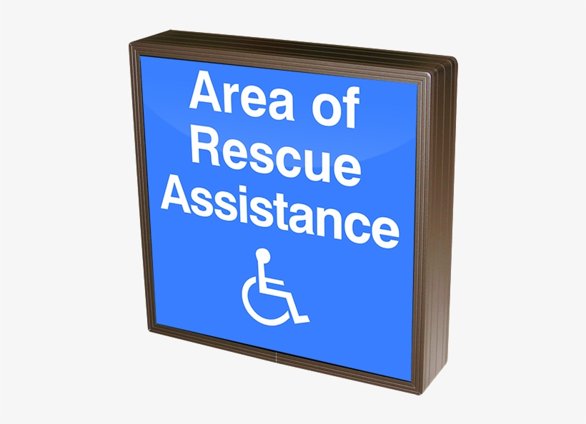 Area Of Rescue Assistance W/handicap Symbol - Allergy, transparent png #1617617