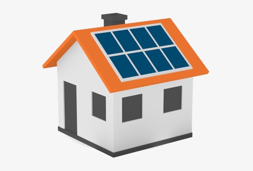 Solar System Clipart House Clipart - House Solar Panel Icon, transparent png #1617672